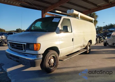 2007 Ford E-250 Commercial/Recreational z USA, uszkodzony, nr VIN 1FTNS24W47DA84045